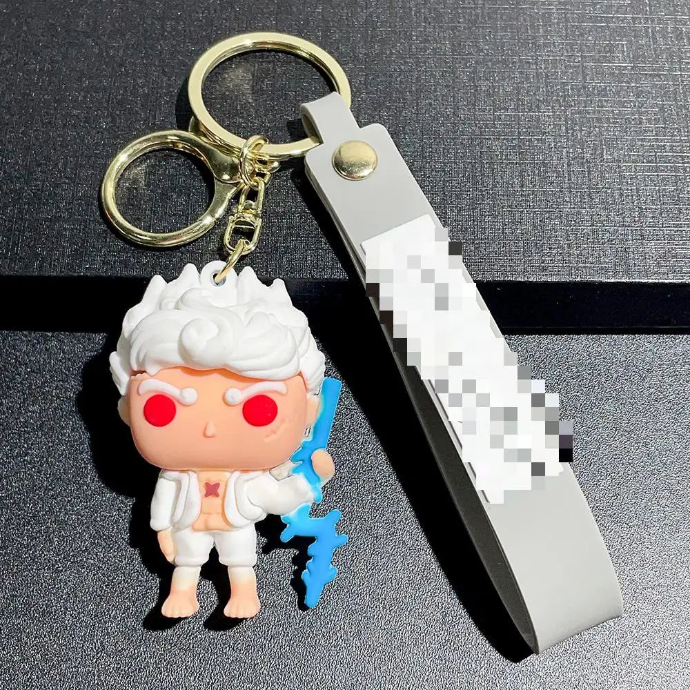 HKM-750995 3D PVC Cartoon Anime Keychain - Fun and Stylish Bag Pendant Accessory