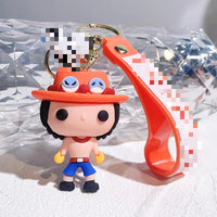 HKM-750995 3D PVC Cartoon Anime Keychain - Fun and Stylish Bag Pendant Accessory