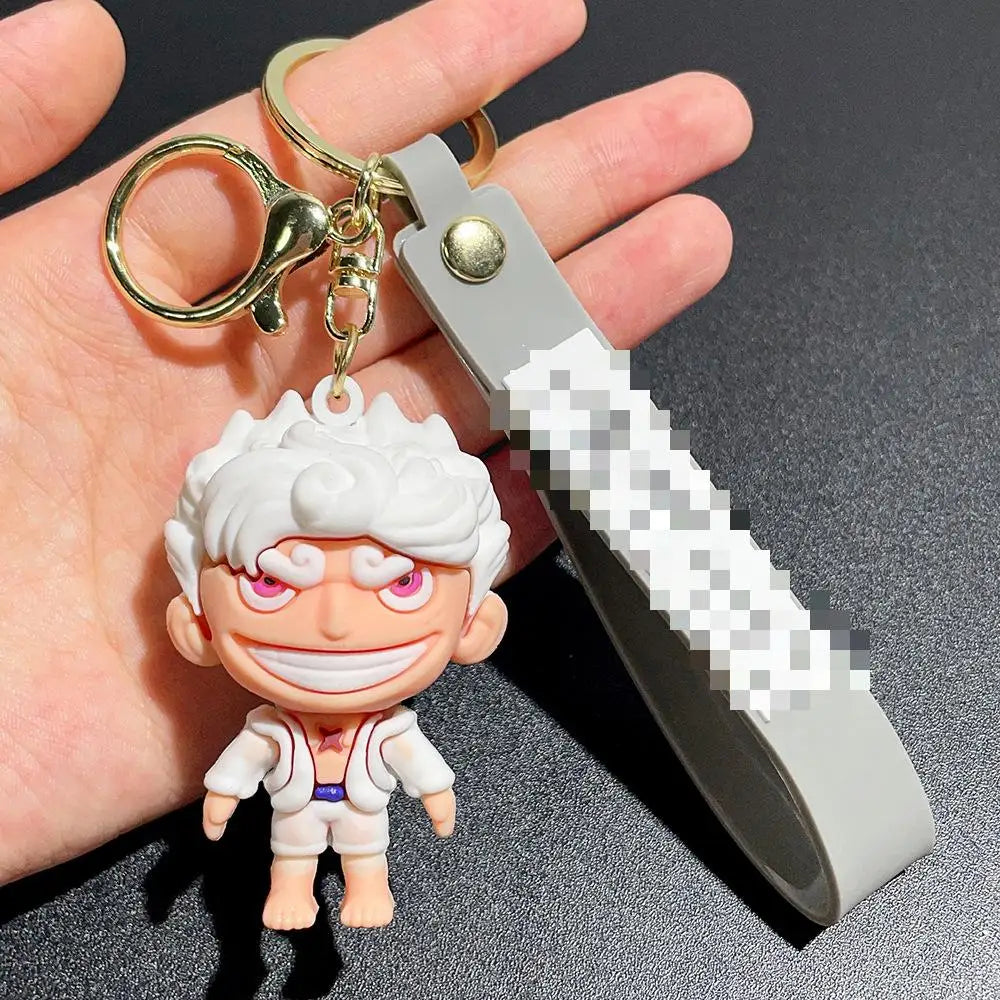 HKM-750995 3D PVC Cartoon Anime Keychain - Fun and Stylish Bag Pendant Accessory