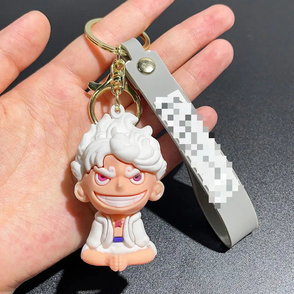 HKM-750995 3D PVC Cartoon Anime Keychain - Fun and Stylish Bag Pendant Accessory