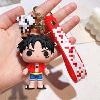 HKM-750995 3D PVC Cartoon Anime Keychain - Fun and Stylish Bag Pendant Accessory