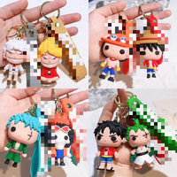 HKM-750995 3D PVC Cartoon Anime Keychain - Fun and Stylish Bag Pendant Accessory