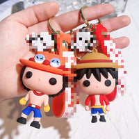 HKM-750995 3D PVC Cartoon Anime Keychain - Fun and Stylish Bag Pendant Accessory