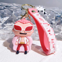 HKM-750995 3D PVC Cartoon Anime Keychain - Fun and Stylish Bag Pendant Accessory