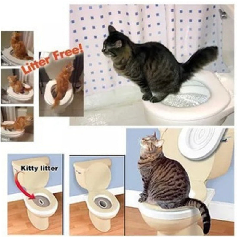 HKM-750995 Large and Small Bubble Shell Pet Toilet Training Urinal Set with Cat Grass