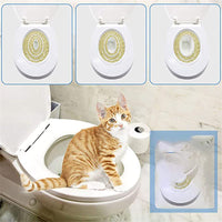 HKM-750995 Large and Small Bubble Shell Pet Toilet Training Urinal Set with Cat Grass