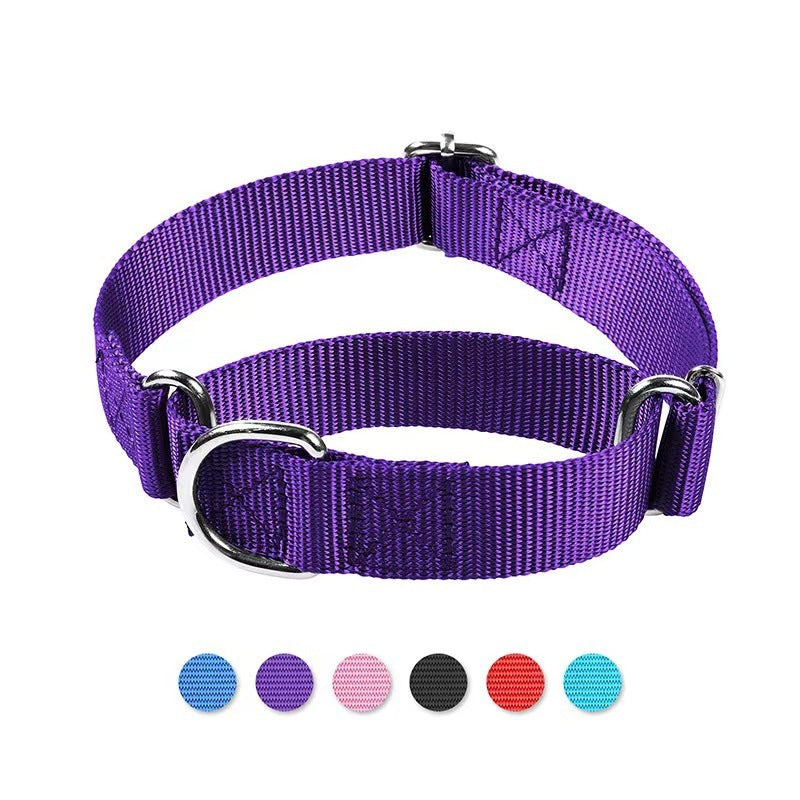 HKM-751315 Adjustable Nylon Dog Harness and Pet Collar with Hand Holding Rope in Various Colors