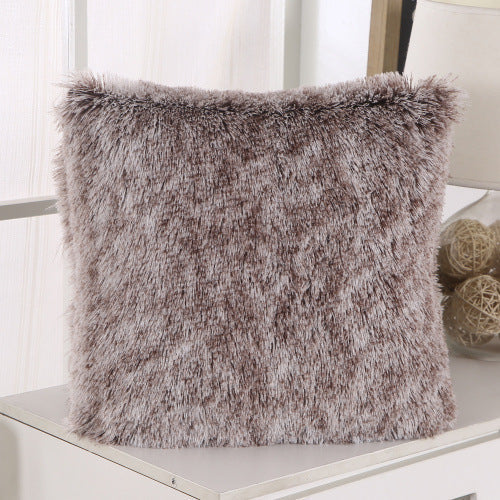 HKM-751379 Sea Lion Plush Velvet Cushion Cover - 43x43cm Decorative Pillowcase for Home and Office
