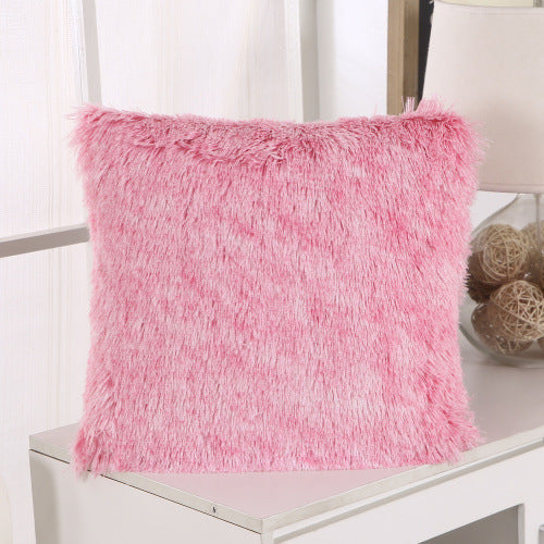 HKM-751379 Sea Lion Plush Velvet Cushion Cover - 43x43cm Decorative Pillowcase for Home and Office