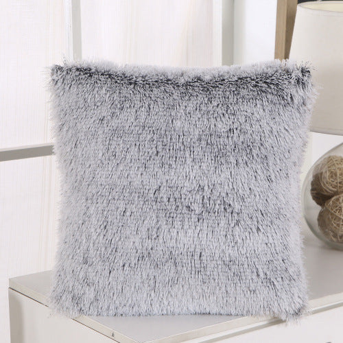 HKM-751379 Sea Lion Plush Velvet Cushion Cover - 43x43cm Decorative Pillowcase for Home and Office