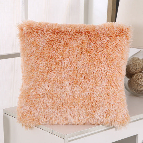 HKM-751379 Sea Lion Plush Velvet Cushion Cover - 43x43cm Decorative Pillowcase for Home and Office