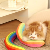 HKM-751763 Cat Toys Self-Hi Boredom Relief Artifact Catnip Throw Pillow Teasing Cat Stick Grinding Teeth Resistant Pet Kitten Cat Cat Products