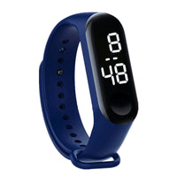 HKM-751827 Waterproof Touch Electronic LED Watch for Couples with World Time and Calendar Function