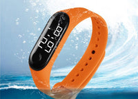 HKM-751827 Waterproof Touch Electronic LED Watch for Couples with World Time and Calendar Function