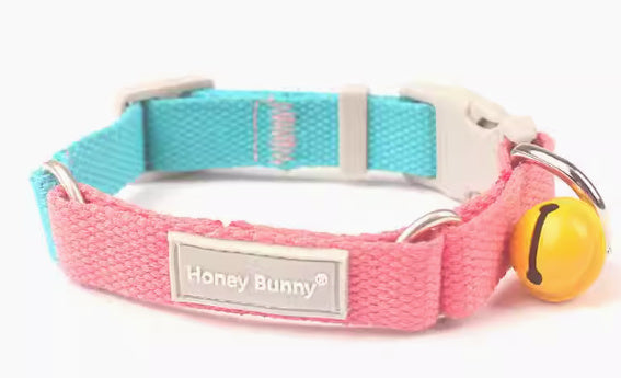 HKM-752019 Color Matching Collar Release Buckle Dog Leash Hand Holding Rope Free Bell