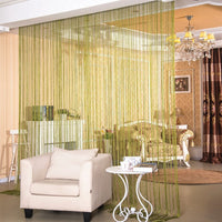 HKM-752019 Japanese and Korean Style Door Curtain with Silver Thread - Various Colors Available