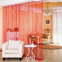 HKM-752019 Japanese and Korean Style Door Curtain with Silver Thread - Various Colors Available