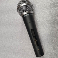 HKM-752019 Wired Dynamic Microphone with Wind Filter and Adjustable Bracket, Ideal for Vocals and Karaoke