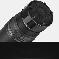 HKM-752019 Wired Dynamic Microphone with Wind Filter and Adjustable Bracket, Ideal for Vocals and Karaoke