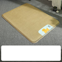 HKM-752083 Upgraded Yellow Rattan Woven Cooling Dog Mat - Available in Four Sizes