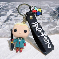HKM-752147 3D Cartoon Harry Potter Keychain – PVC Car Pendant & Backpack Accessory