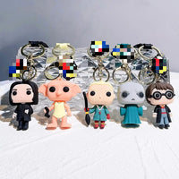 HKM-752147 3D Cartoon Harry Potter Keychain – PVC Car Pendant & Backpack Accessory
