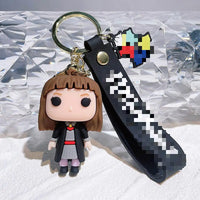 HKM-752147 3D Cartoon Harry Potter Keychain – PVC Car Pendant & Backpack Accessory