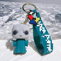 HKM-752147 3D Cartoon Harry Potter Keychain – PVC Car Pendant & Backpack Accessory