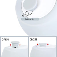 HKM-752339 Portable Large-Capacity Silicone Water Bottle for Dogs - Outdoor Foldable Drinking Cup