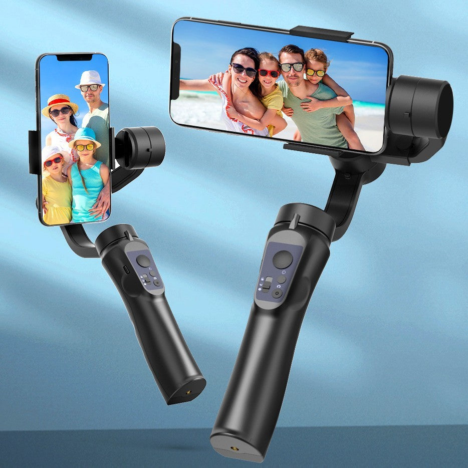 HKM-752531 Three-Axis Handheld Stabilizer Bracket for Smooth Video Shooting, ABS Material, Black Finish