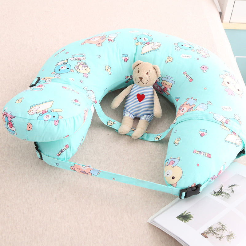 HKM-752595 U-Shape Pure Cotton Multifunctional Breastfeeding Pillow