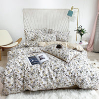 HKM-752787 Cotton Digital Print Bed Sheet and Quilt Cover Set in Multiple Sizes