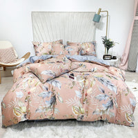 HKM-752787 Cotton Digital Print Bed Sheet and Quilt Cover Set in Multiple Sizes