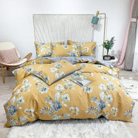 HKM-752787 Cotton Digital Print Bed Sheet and Quilt Cover Set in Multiple Sizes