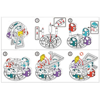 HKM-753043 3D Wind-Up Ferris Wheel Building Block Toy Set for Kids, Educational Construction Playset