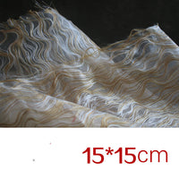 HKM-753299 Designer Cotton-Polyester Yarn Fabric with Flowing Texture for DIY Clothing