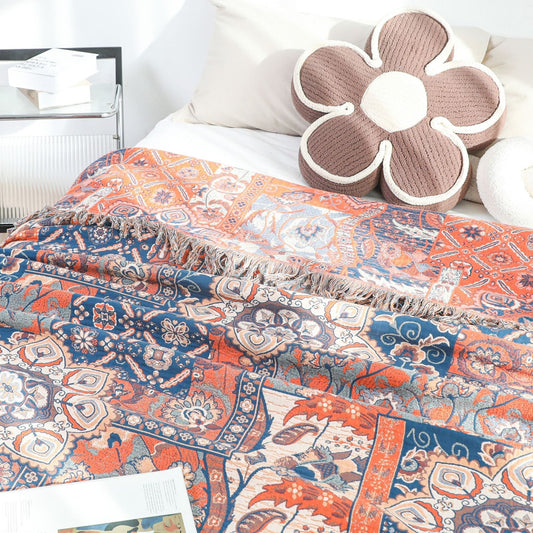 HKM-753299 Pure Cotton Double Gauze Blanket - Soft and Breathable Quilt, 200x230 cm
