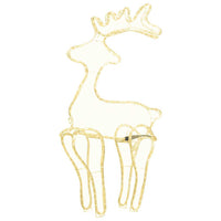 HKM-753427 Illuminated Reindeer Decoration with 306 LEDs for Indoor and Outdoor Holiday Display