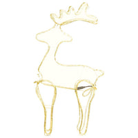 HKM-753427 Illuminated Reindeer Decoration with 306 LEDs for Indoor and Outdoor Holiday Display