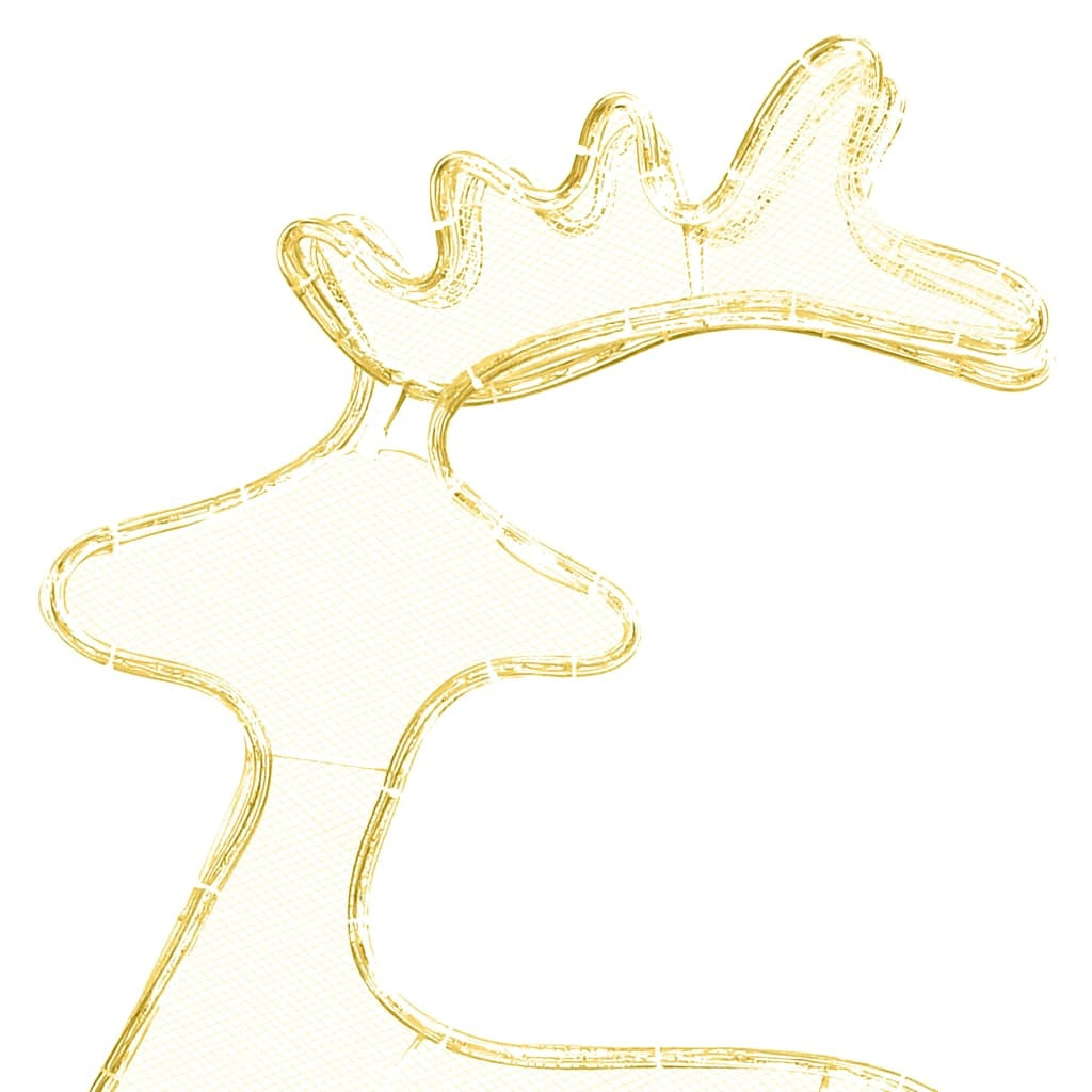 HKM-753427 Illuminated Reindeer Decoration with 306 LEDs for Indoor and Outdoor Holiday Display