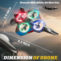 HKM-753427 Remote Control Airplane Toy for Kids, EPT Model, Indoor & Outdoor Use, 6 Channels, Ready-to-Fly