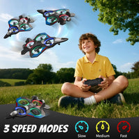 HKM-753427 Remote Control Airplane Toy for Kids, EPT Model, Indoor & Outdoor Use, 6 Channels, Ready-to-Fly