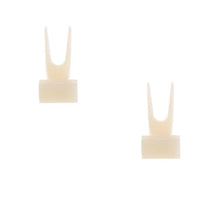 HKM-753555 Bird Fruit Forks for Small Animals - Plastic, 3.5cm Height, Easy to Clean and Refill, Set of 2