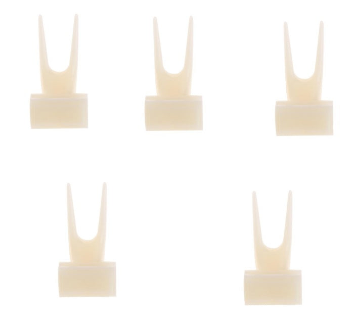 HKM-753555 Bird Fruit Forks for Small Animals - Plastic, 3.5cm Height, Easy to Clean and Refill, Set of 2