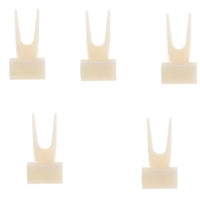 HKM-753555 Bird Fruit Forks for Small Animals - Plastic, 3.5cm Height, Easy to Clean and Refill, Set of 2