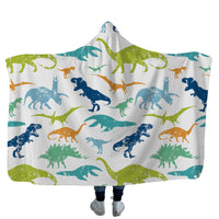 HKM-753619 Cozy Shark, Tortoise, and Crab Hooded Blanket for Kids