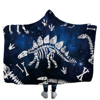HKM-753619 Cozy Shark, Tortoise, and Crab Hooded Blanket for Kids
