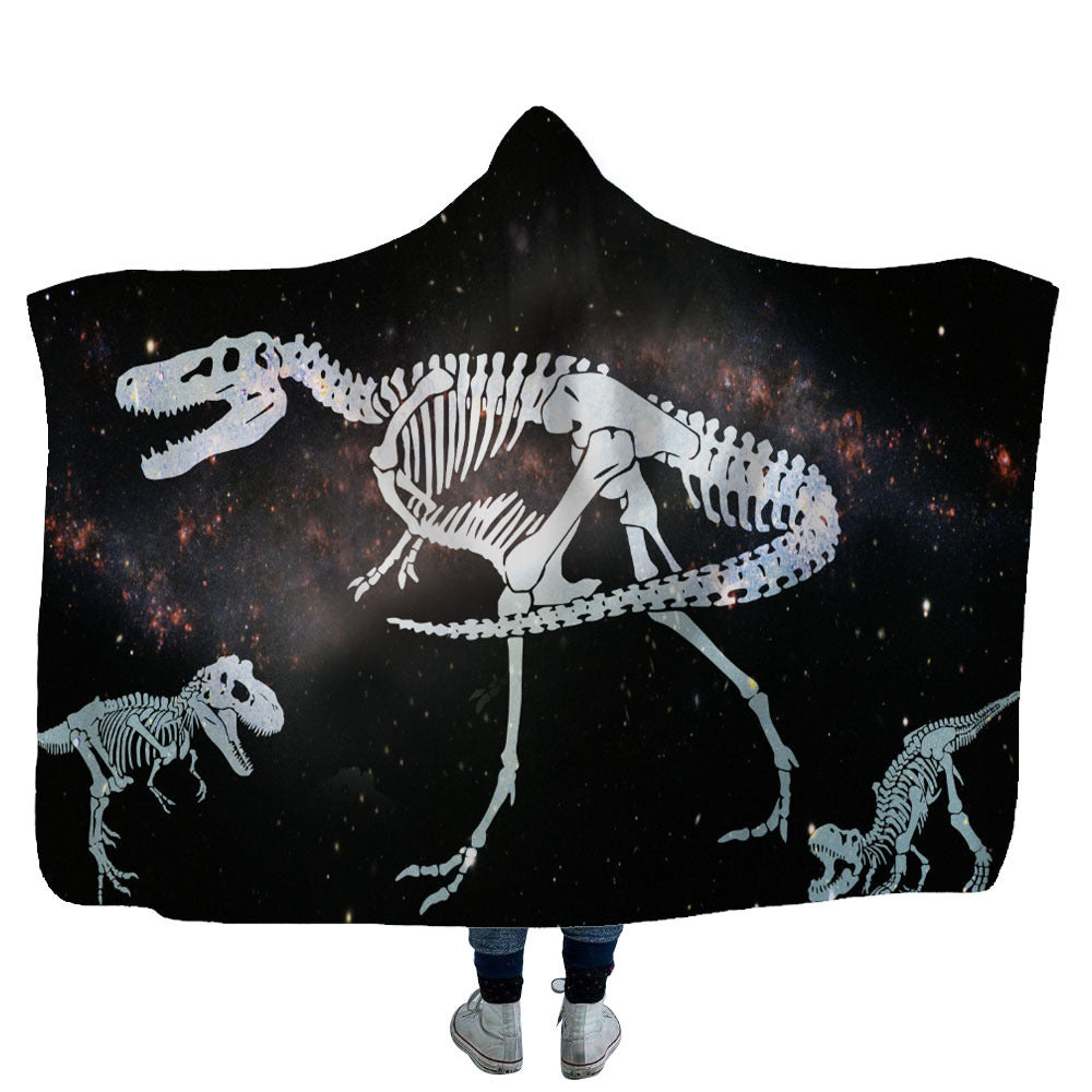 HKM-753619 Cozy Shark, Tortoise, and Crab Hooded Blanket for Kids