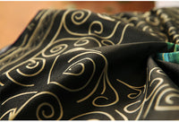 HKM-753683 Rainforest Geometric Print Velvet Pillowcase - Soft Velvet Fabric Cover