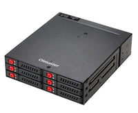 HKM-753811 6-Bay 2.5-Inch SATA HDD/SSD Hard Disk Enclosure with Built-In Optical Drive and Cooling Fan